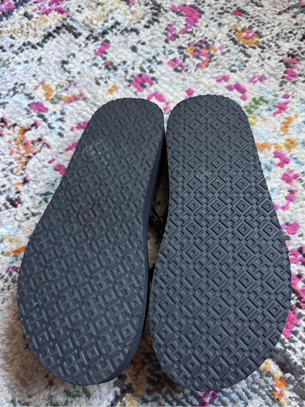 Tory Burch Perfect Black Flatform Flip Flops 6